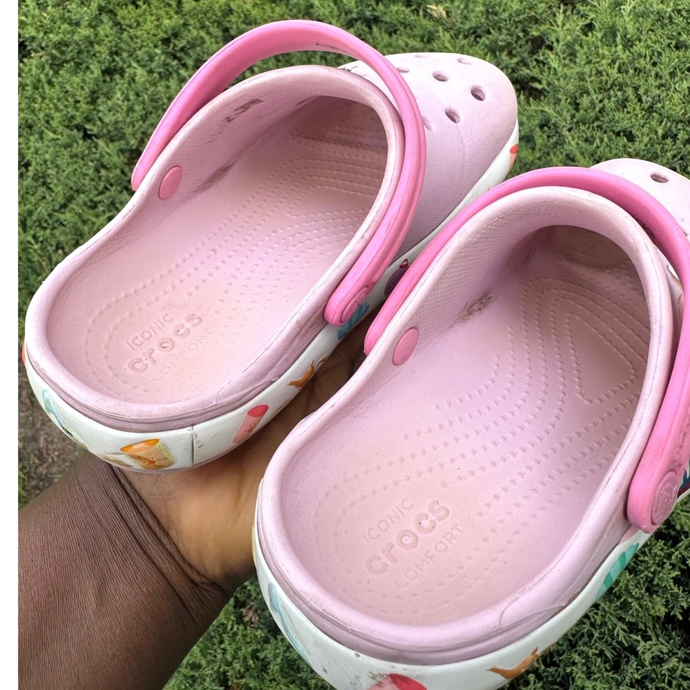 Crocs‎ Kids Little Girl Disney Princesses Classic Clogs Size 13 Sandals - Picture 3 of 12